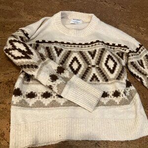 Cozy Fair Isle knit sweater